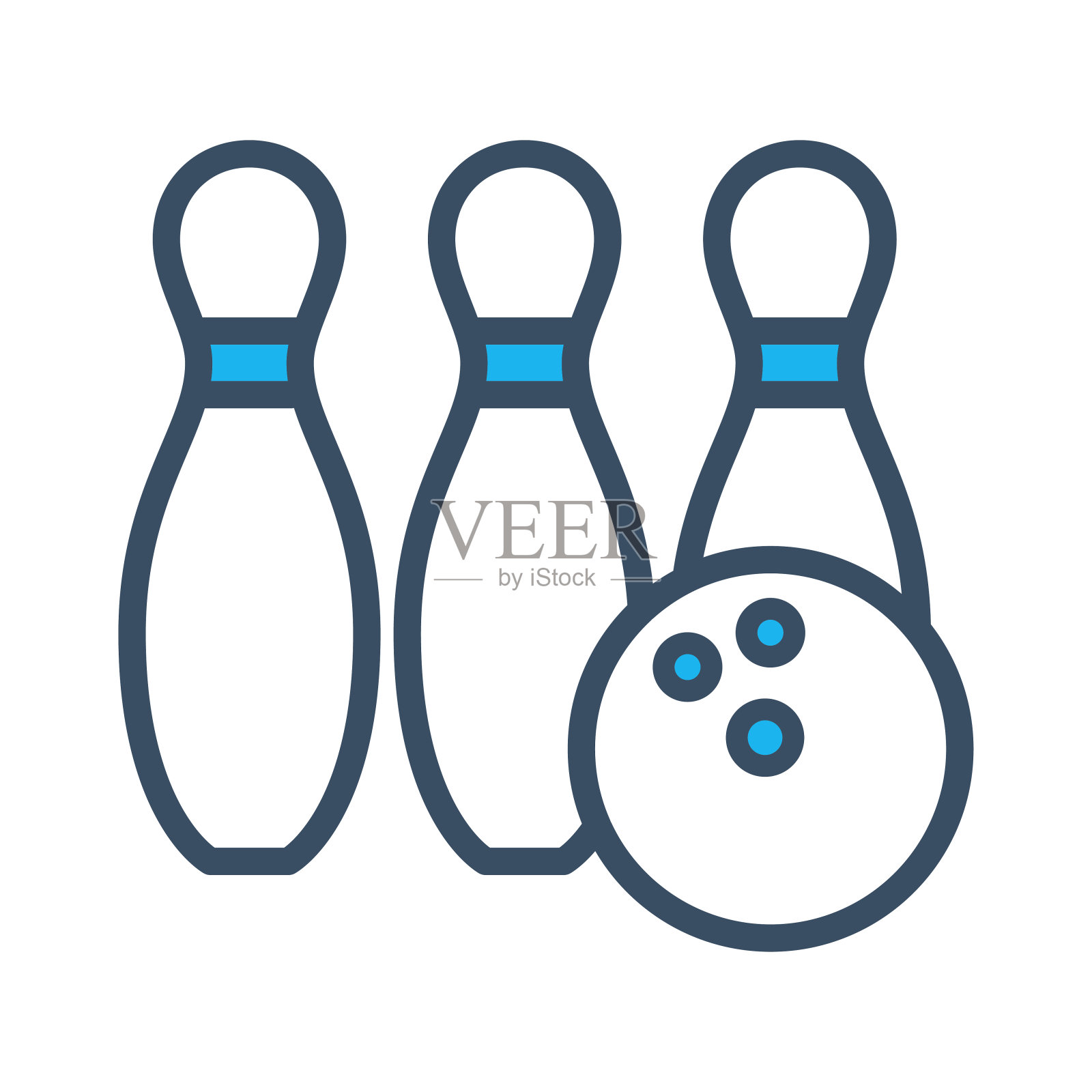 保龄球图标图标素材