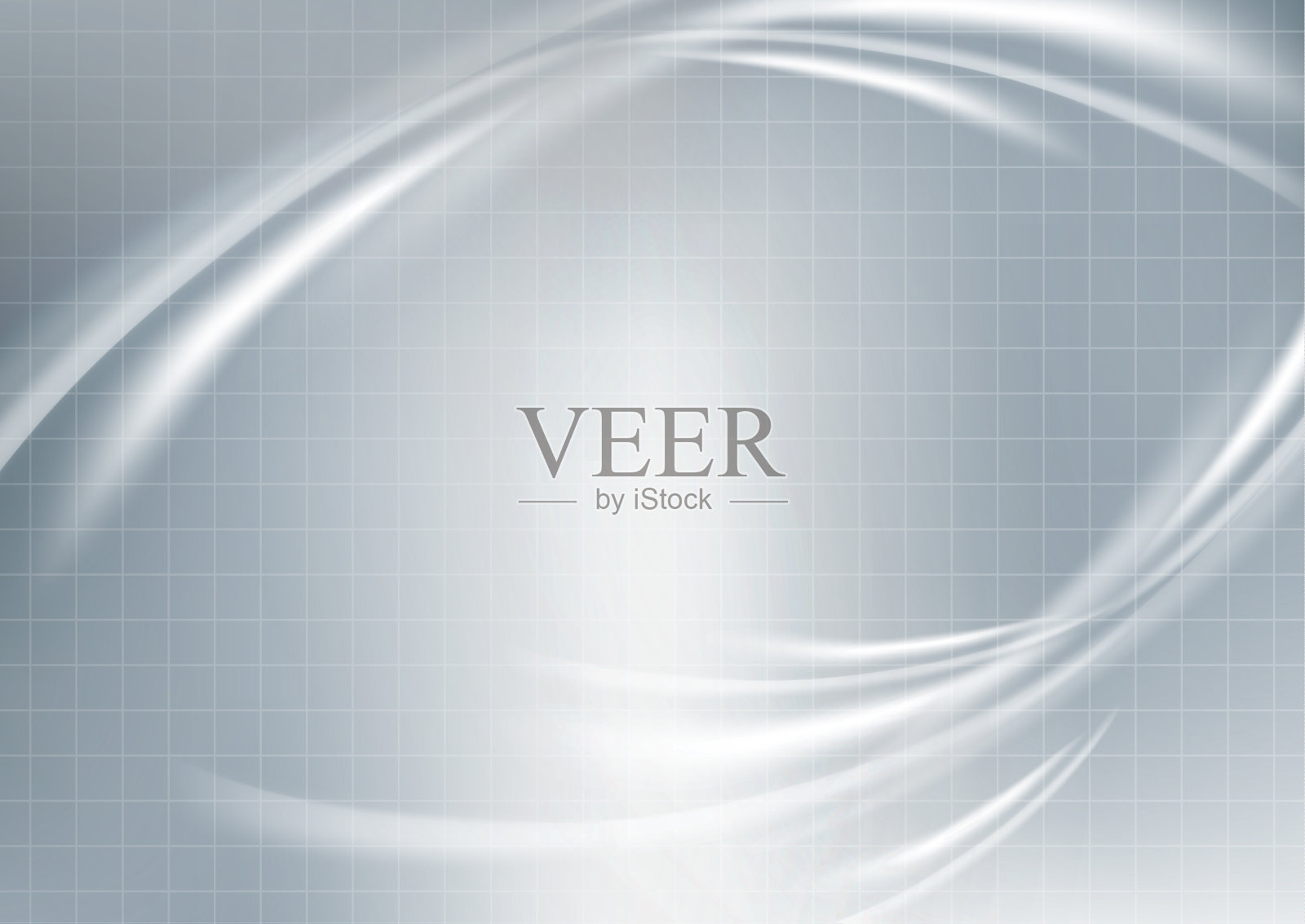 方形网格,波浪,亮点。抽象的技术背景的演示或网页横幅模板。矢量图插画图片素材