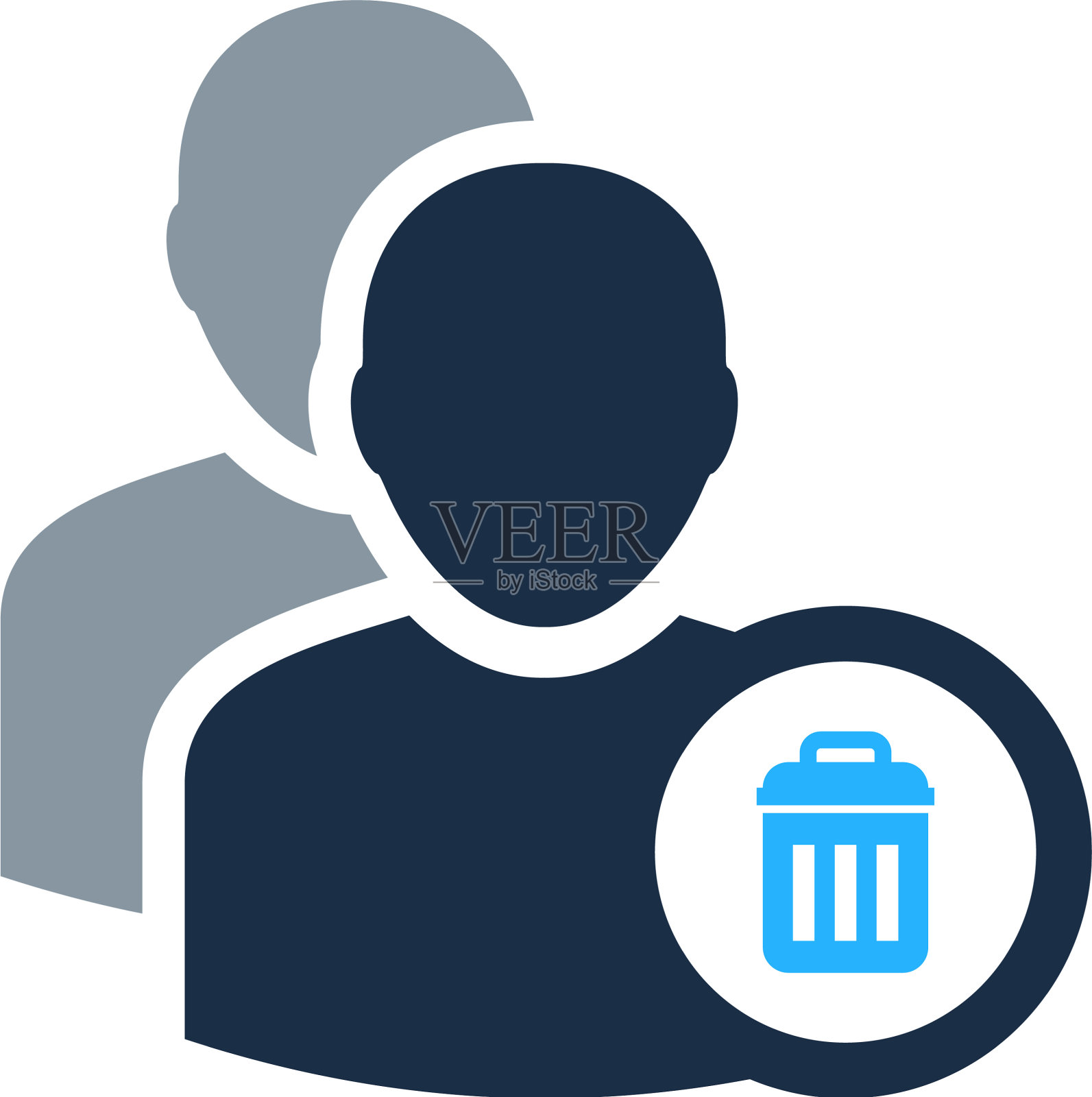 垃圾用户标识图标设计图标素材