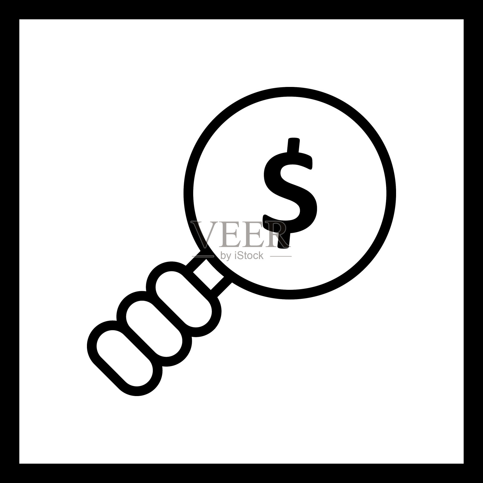 钱的搜索图标图标素材