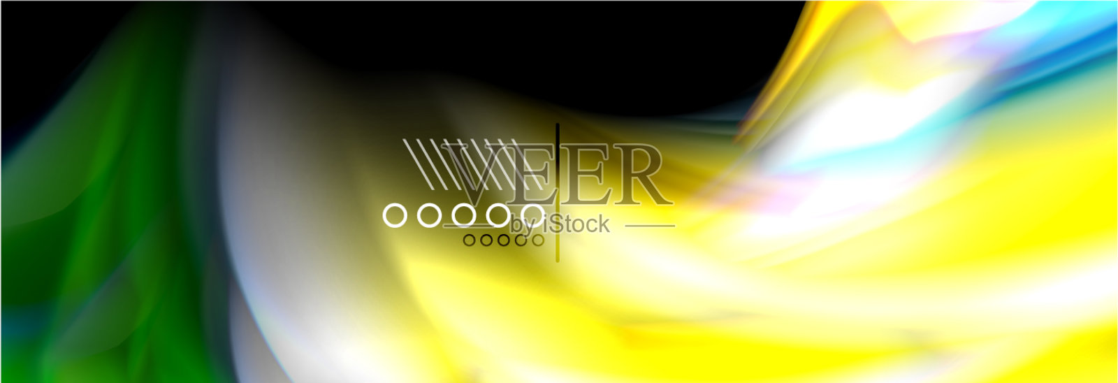 流体-液体波图插画图片素材