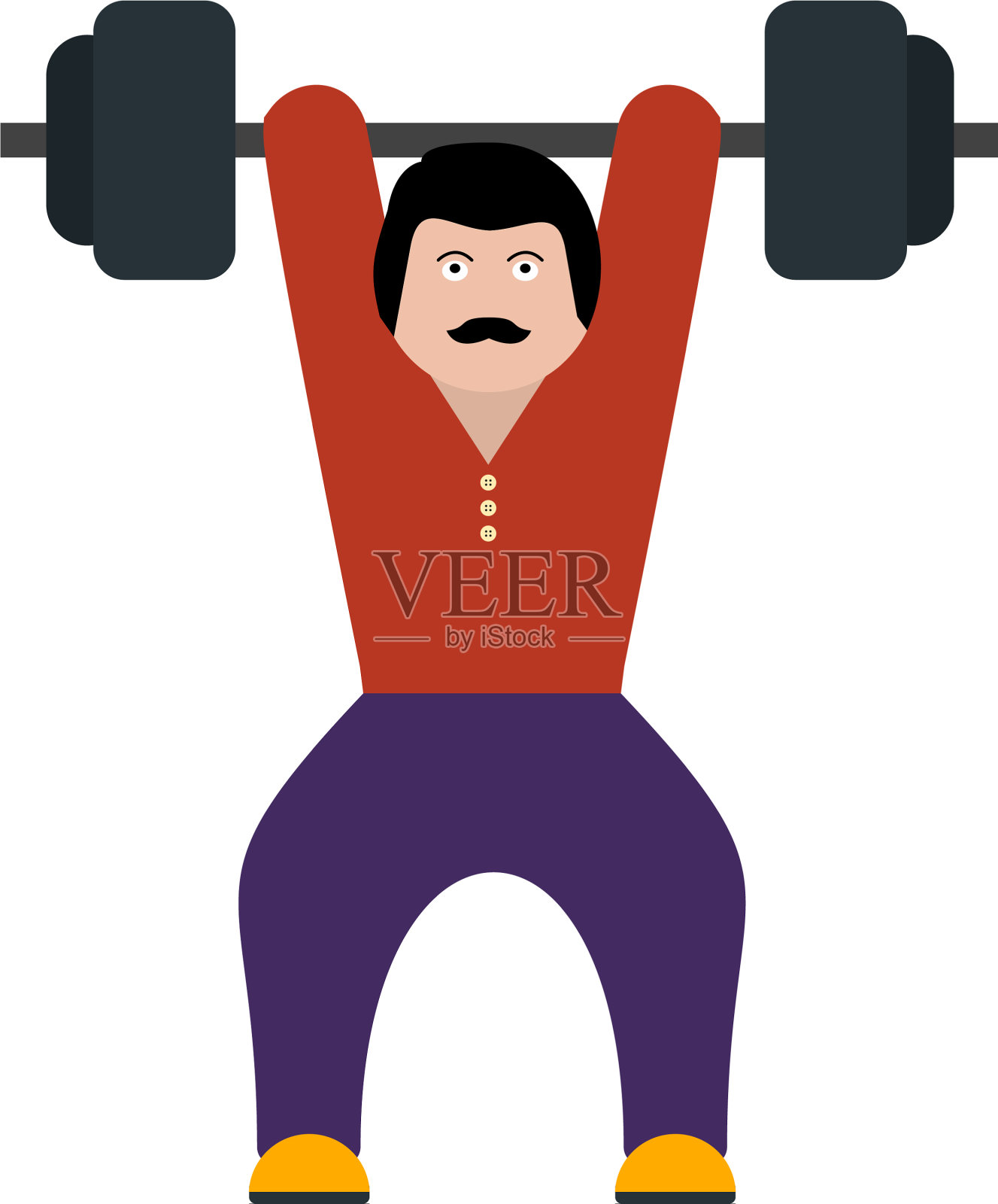 举重图标设计元素图片