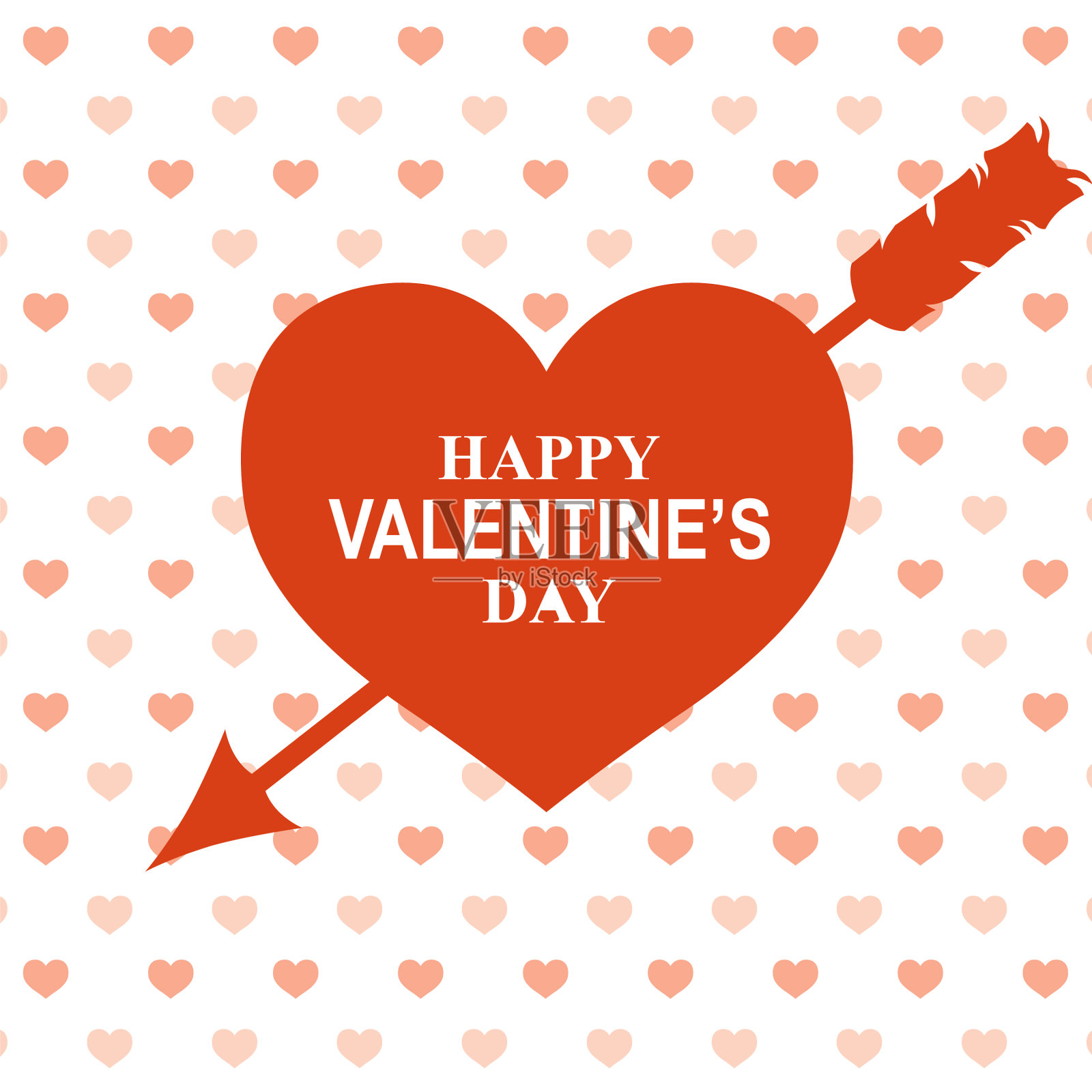 情人节贺卡插画图片素材