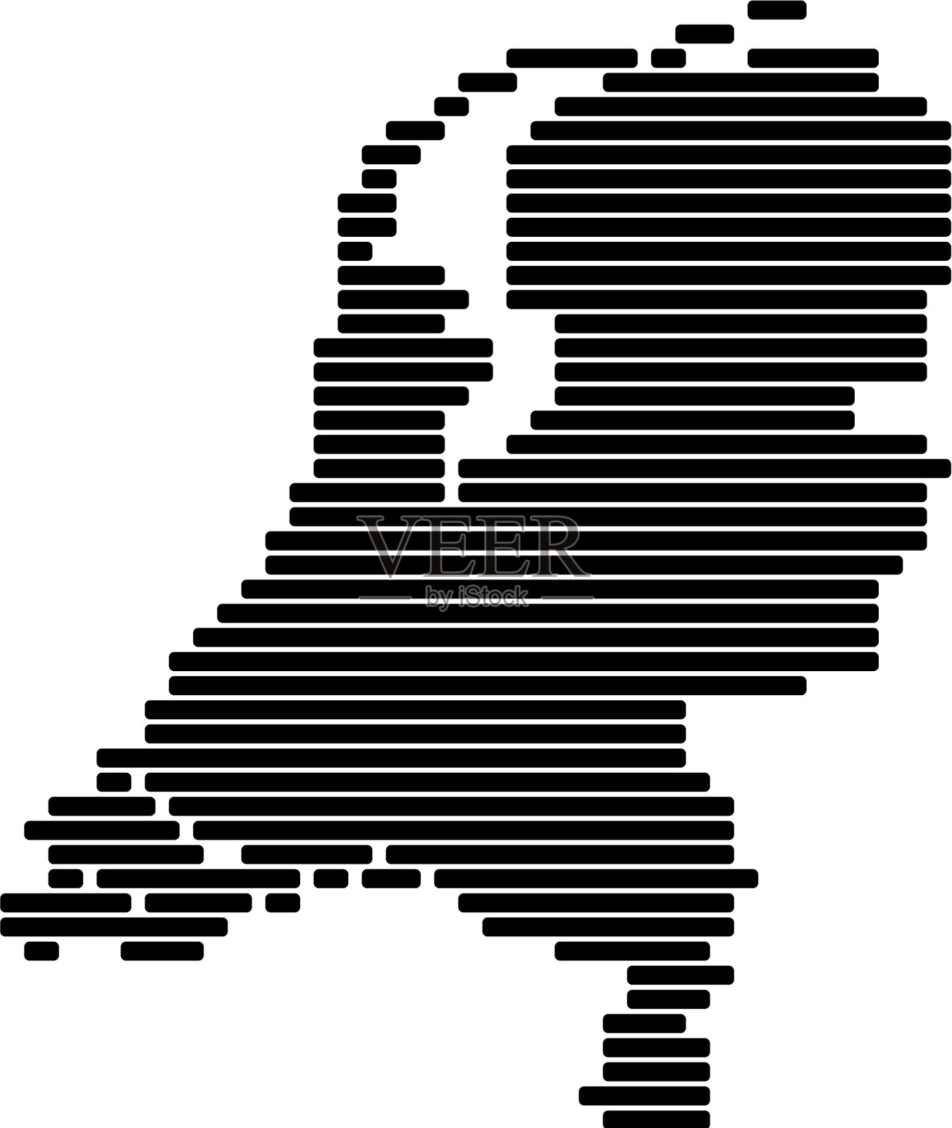 荷兰的地图插画图片素材