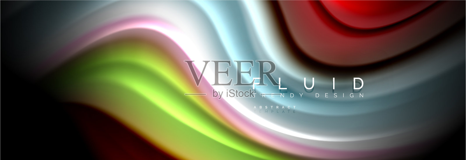 流体波线背景或几何图案插画图片素材