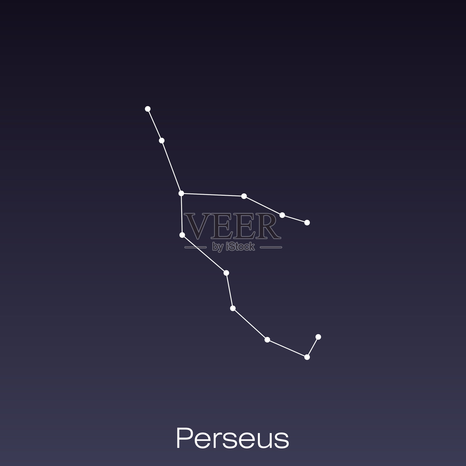 星座,因为它可以看到肉眼插画图片素材