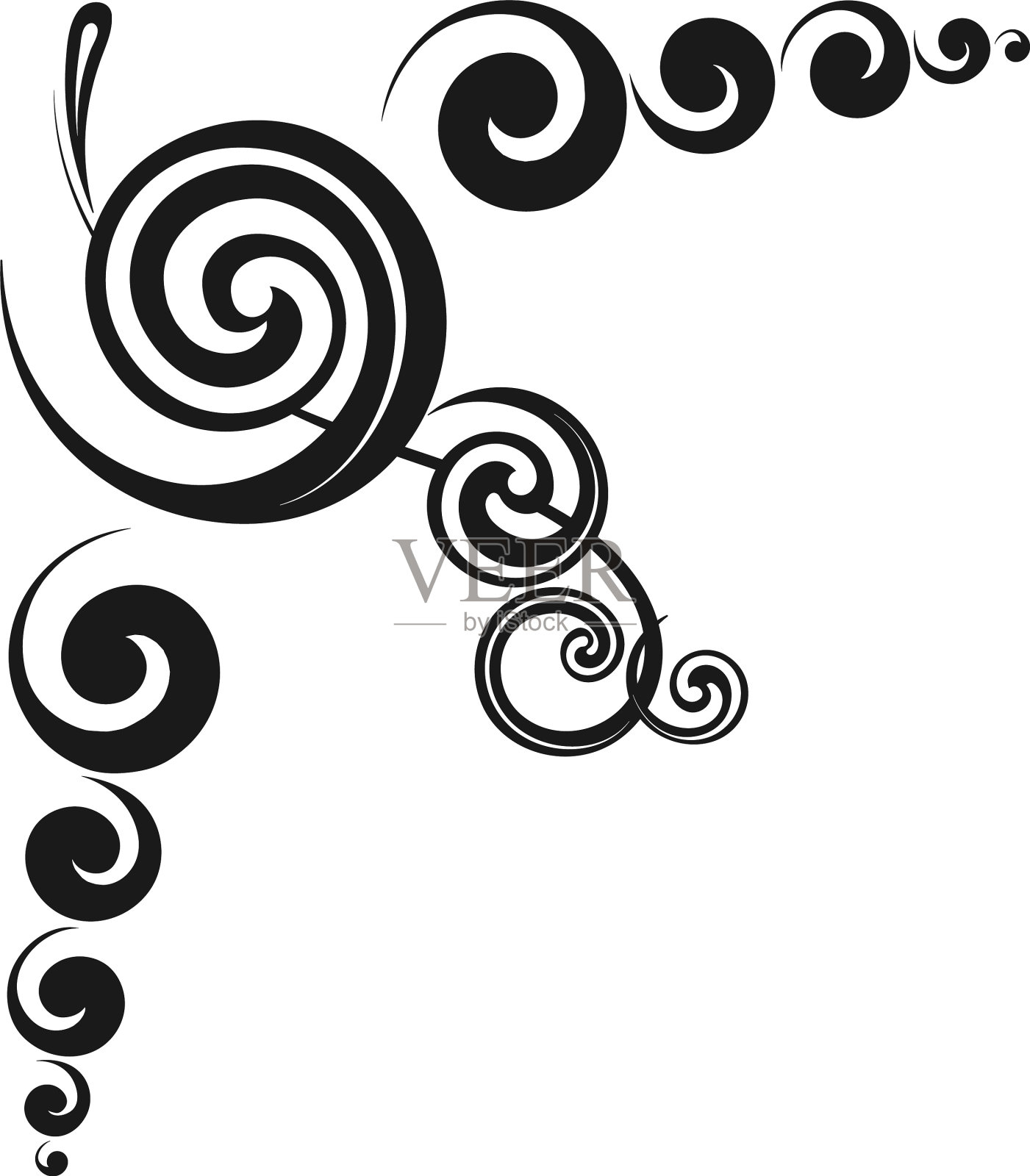 复古装饰书法元素设计元素图片