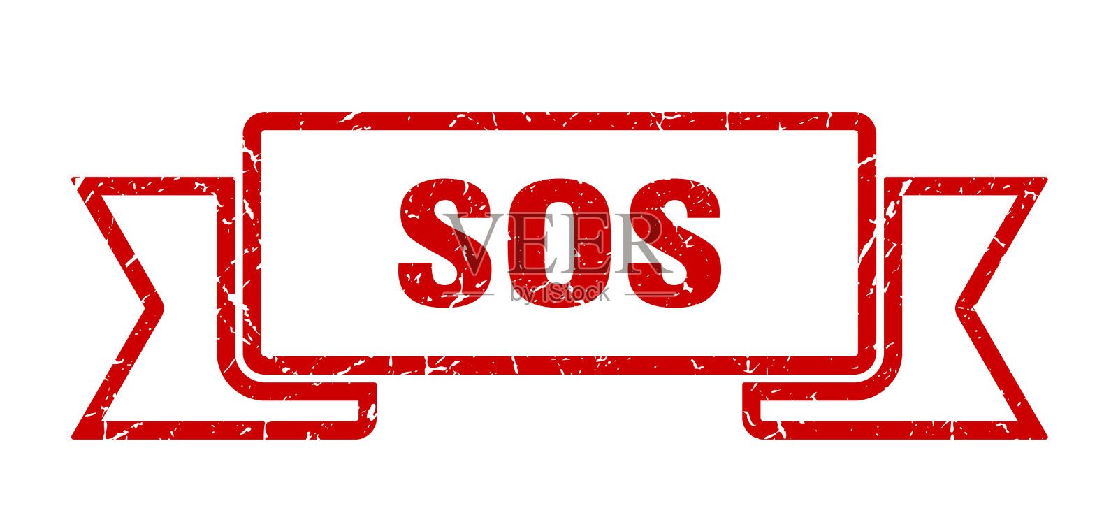 紧急求救信号插画图片素材