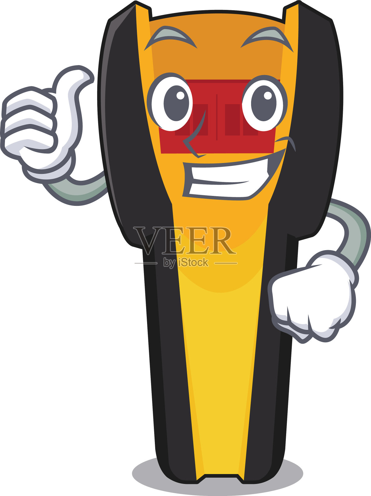 拇指向上的螺柱寻找卡通形状设计元素图片