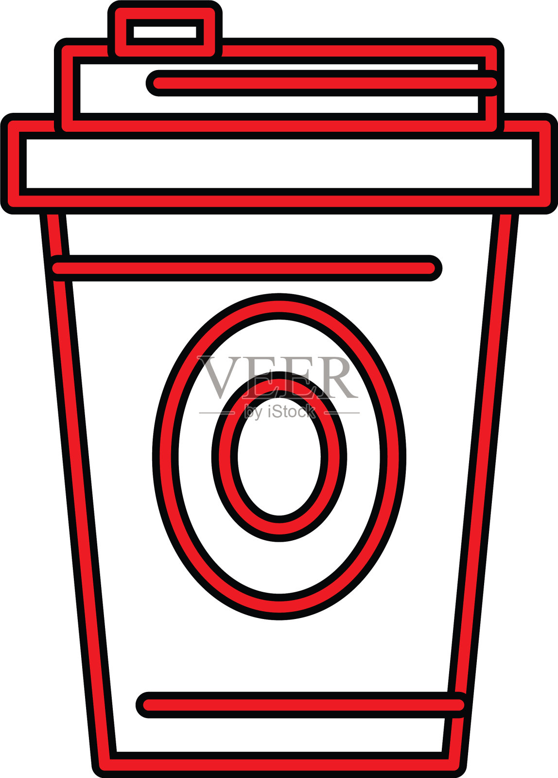 楼梯完美的图标或充满风格的pigtogram图标素材