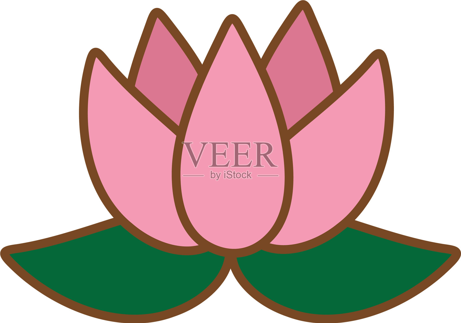 花朵图标卡通设计元素图片