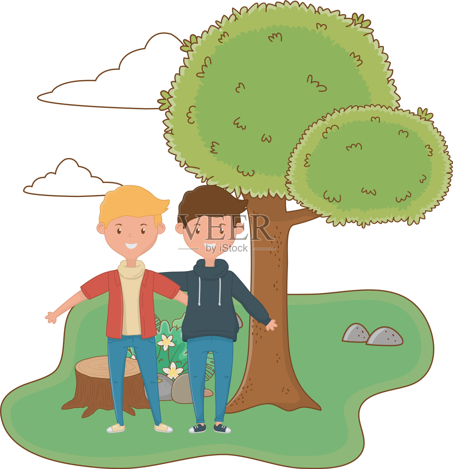 青少年朋友设计设计元素图片