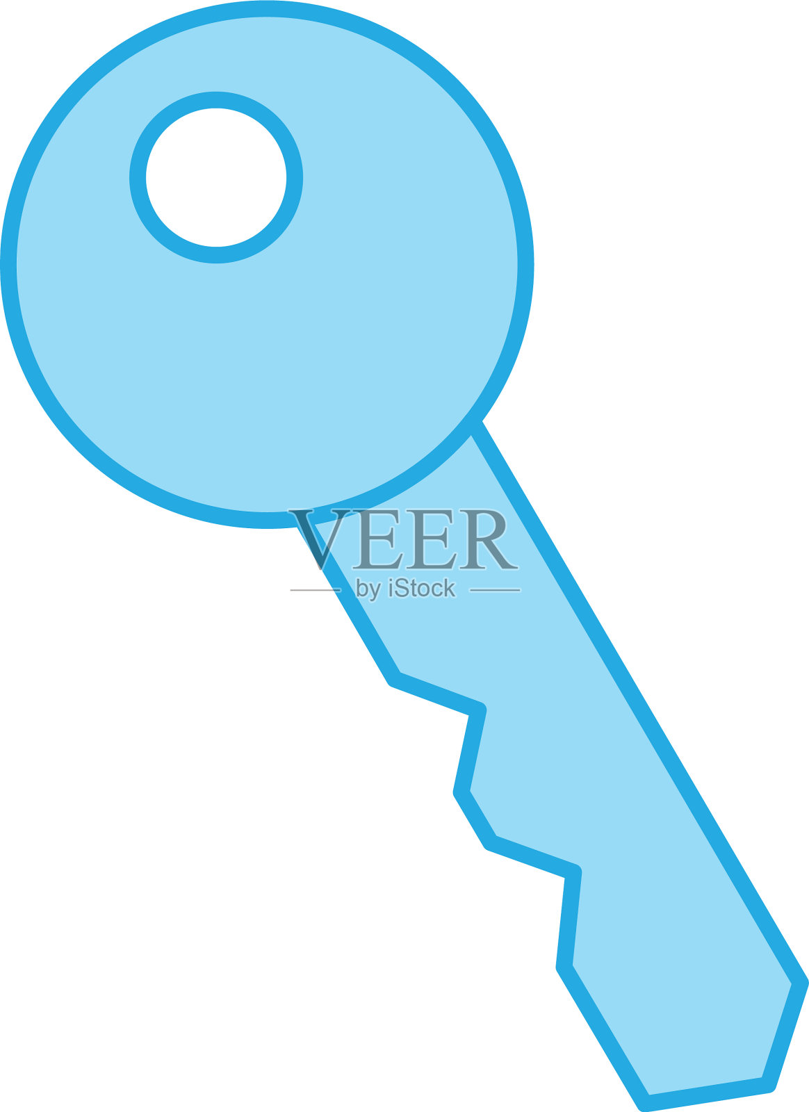 完美的蓝色色调图标或象形图上的白色设计元素图片