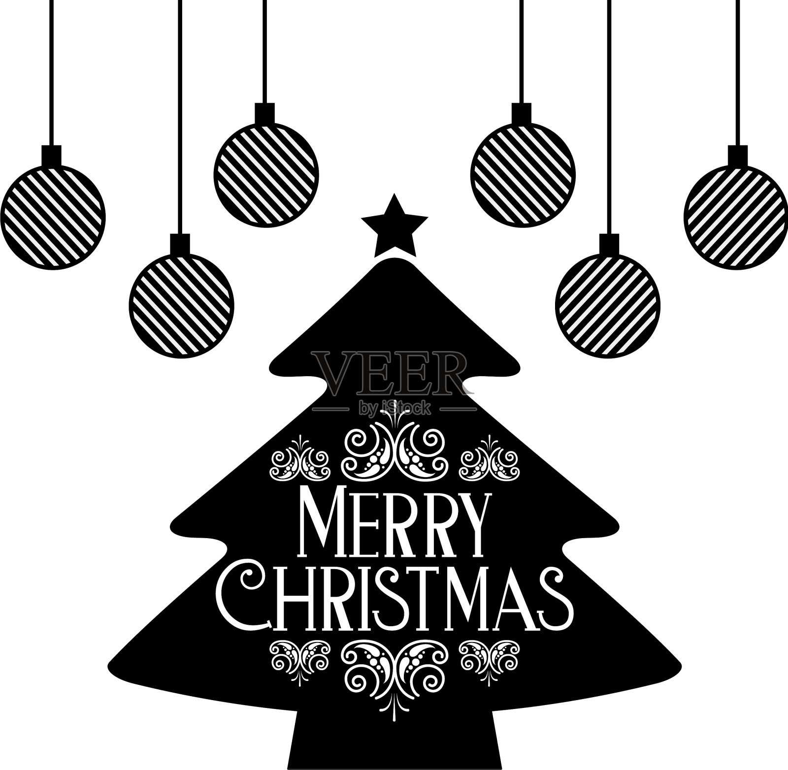 圣诞装饰设计元素图片