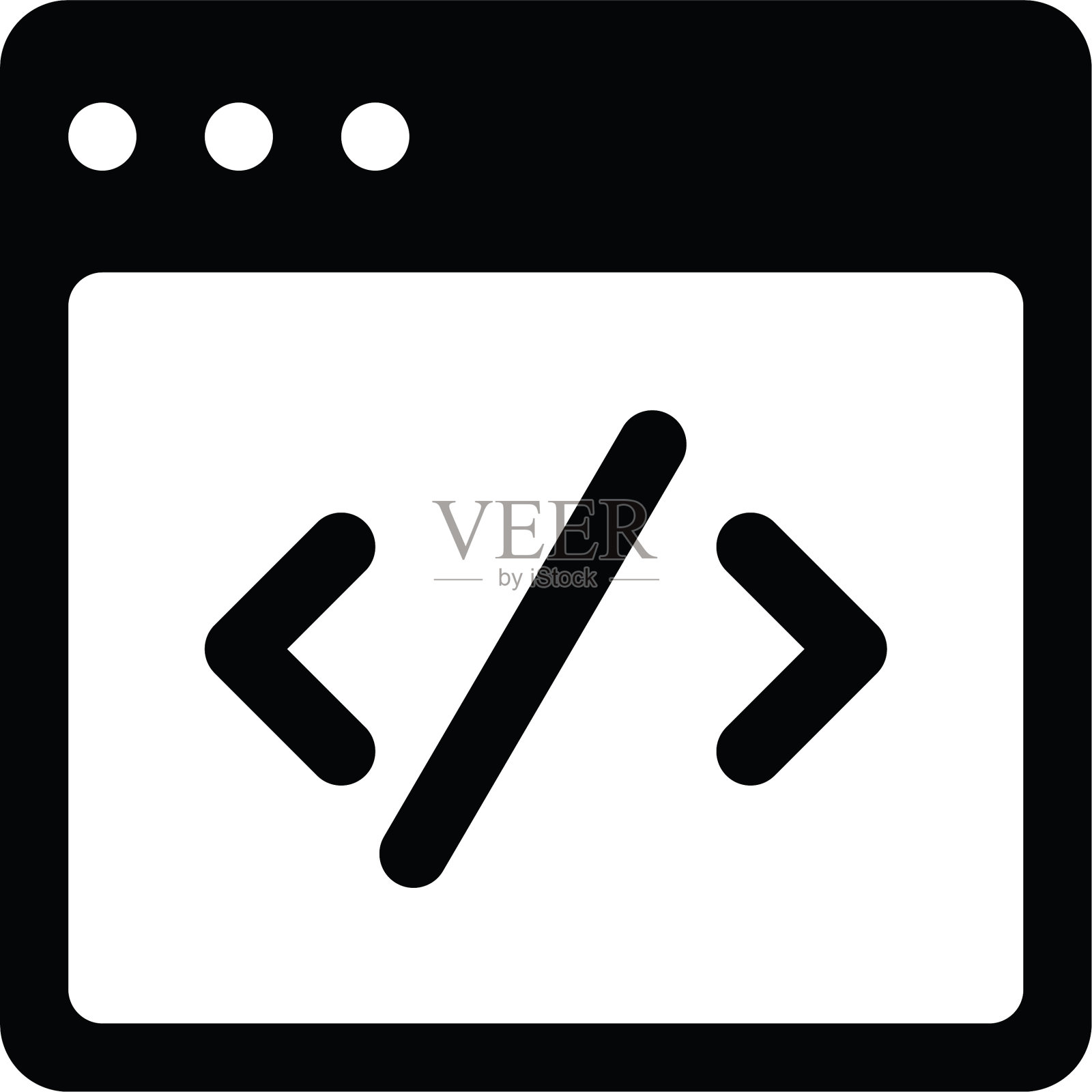 网页编程图标素材