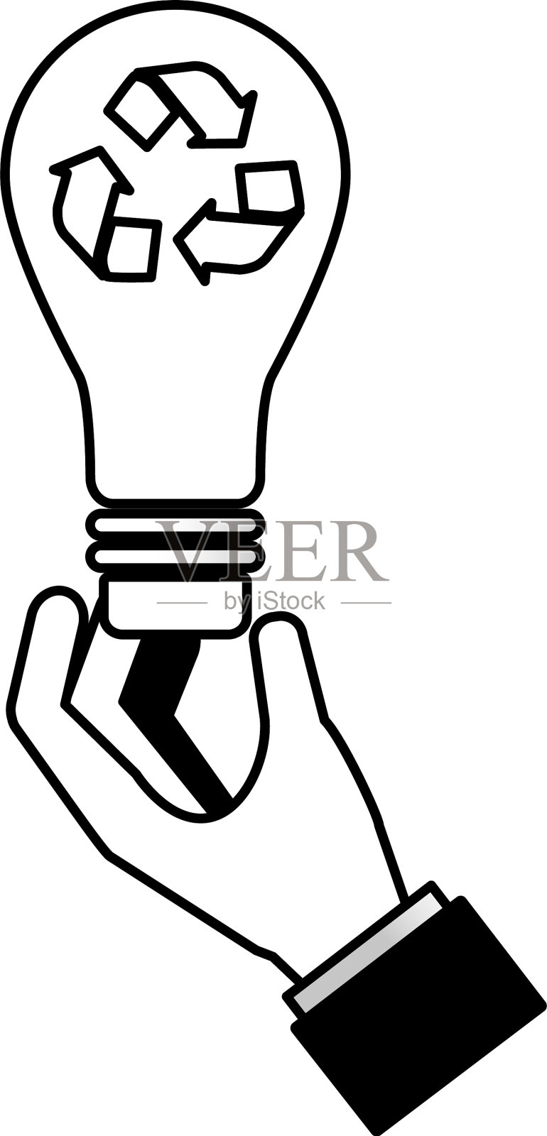 生态友好的环境图标素材