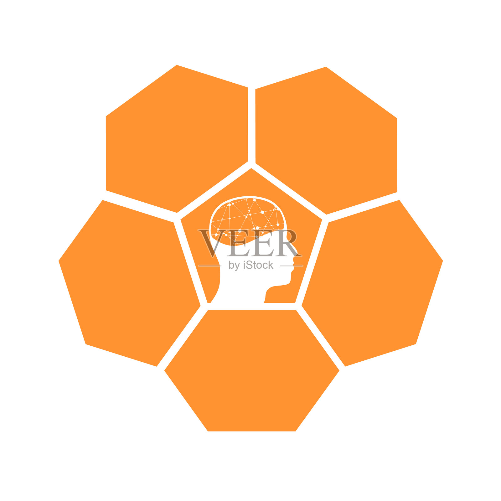 几何设计会徽设计元素图片