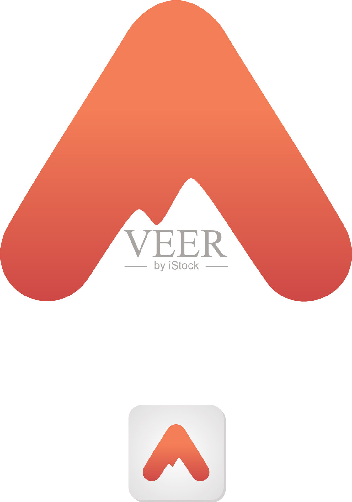 白色背景上的字母符号设计元素图片