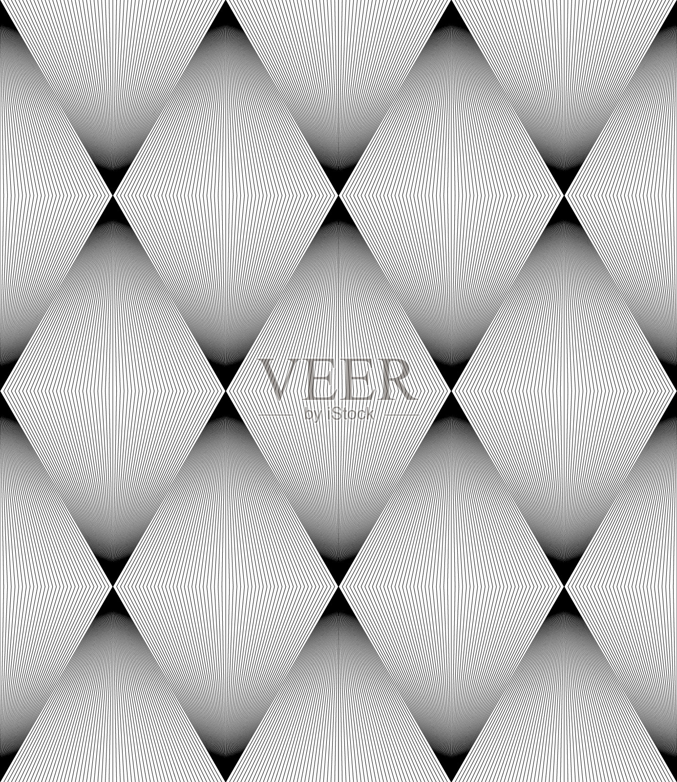 抽象单色背景与线条插画图片素材