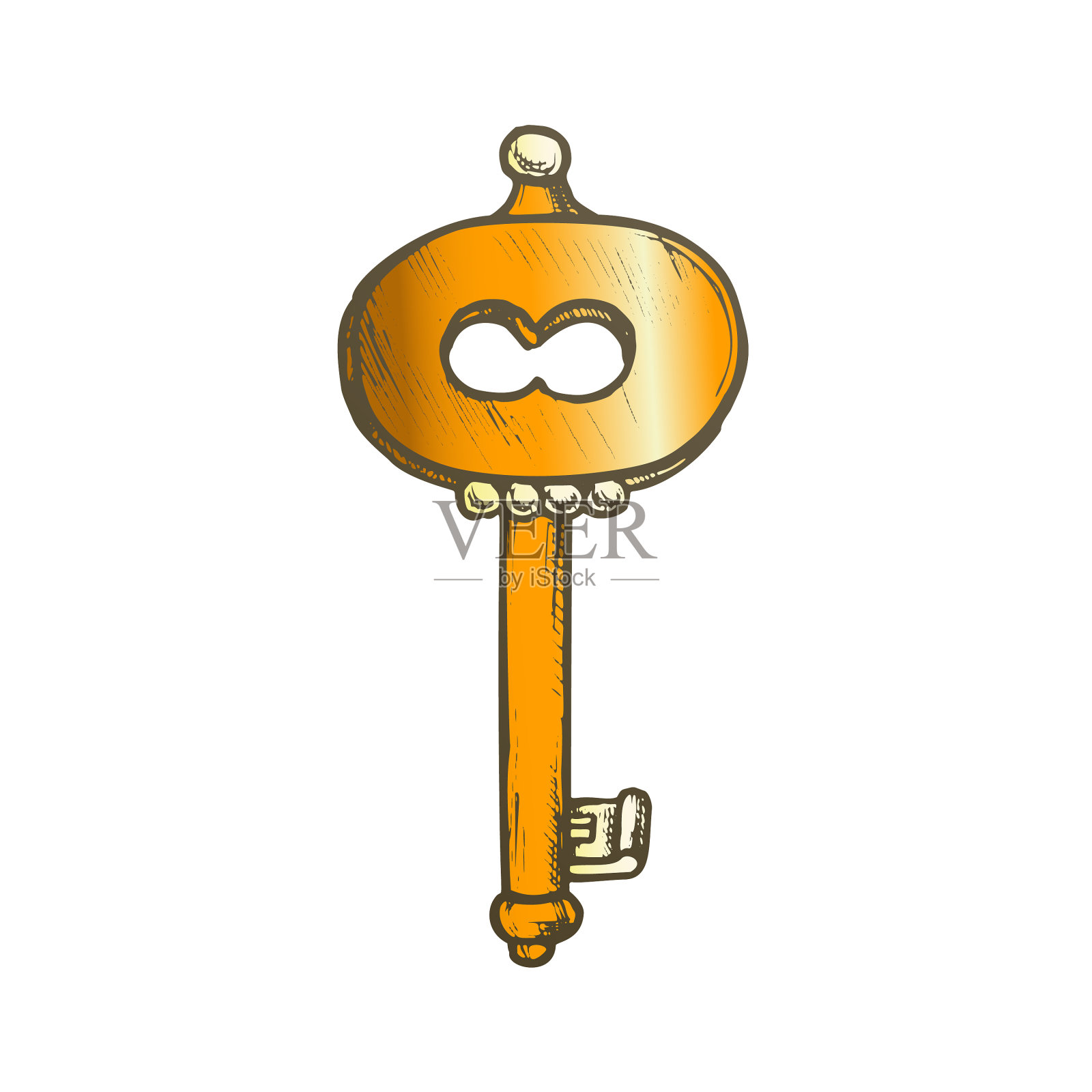 重点民族存取装置彩色油墨手绘设计元素图片