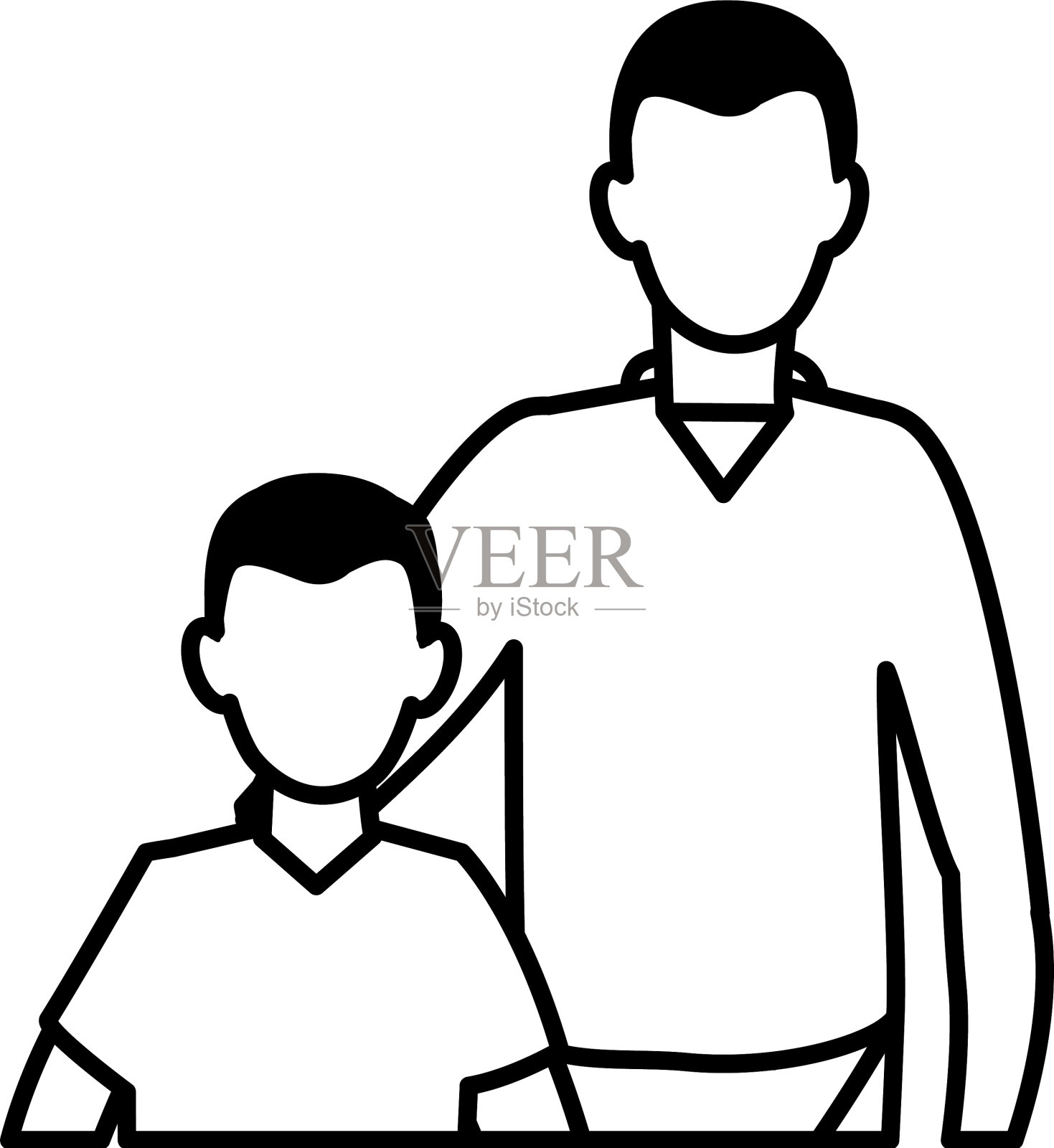 父子设计设计元素图片