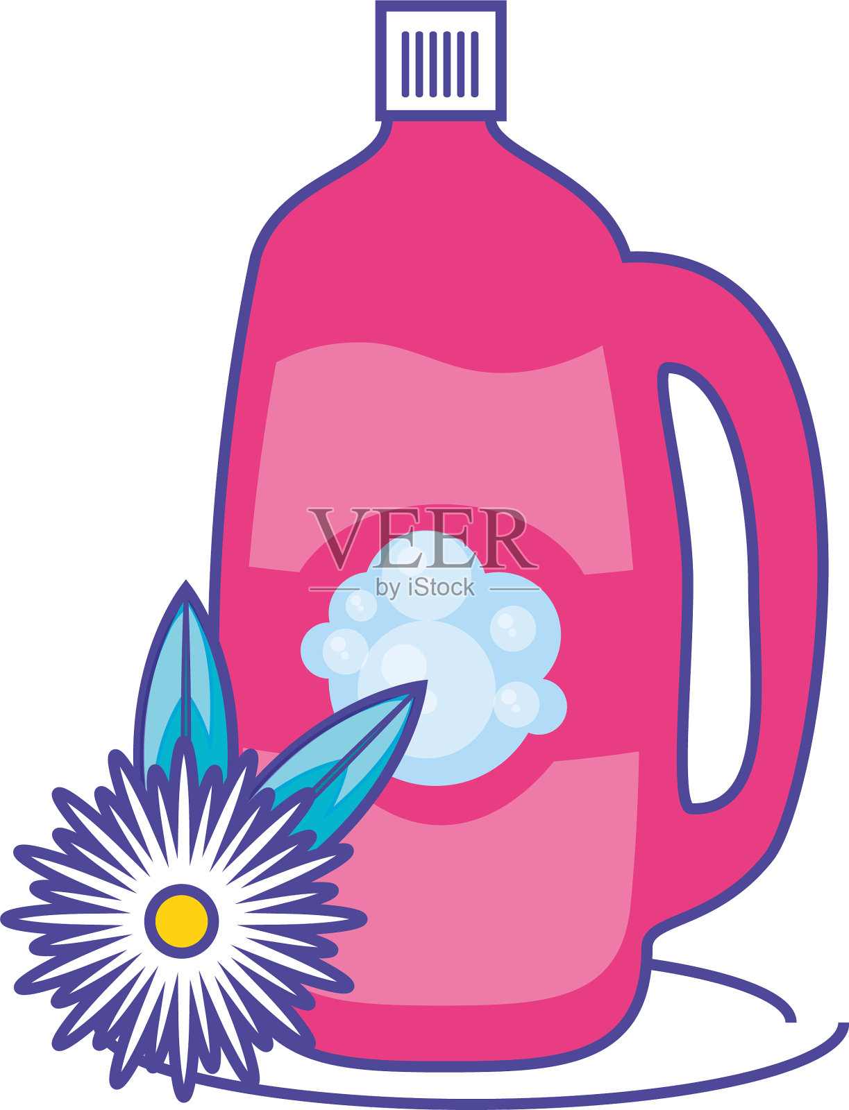 孤立的清洁剂设计图标设计元素图片