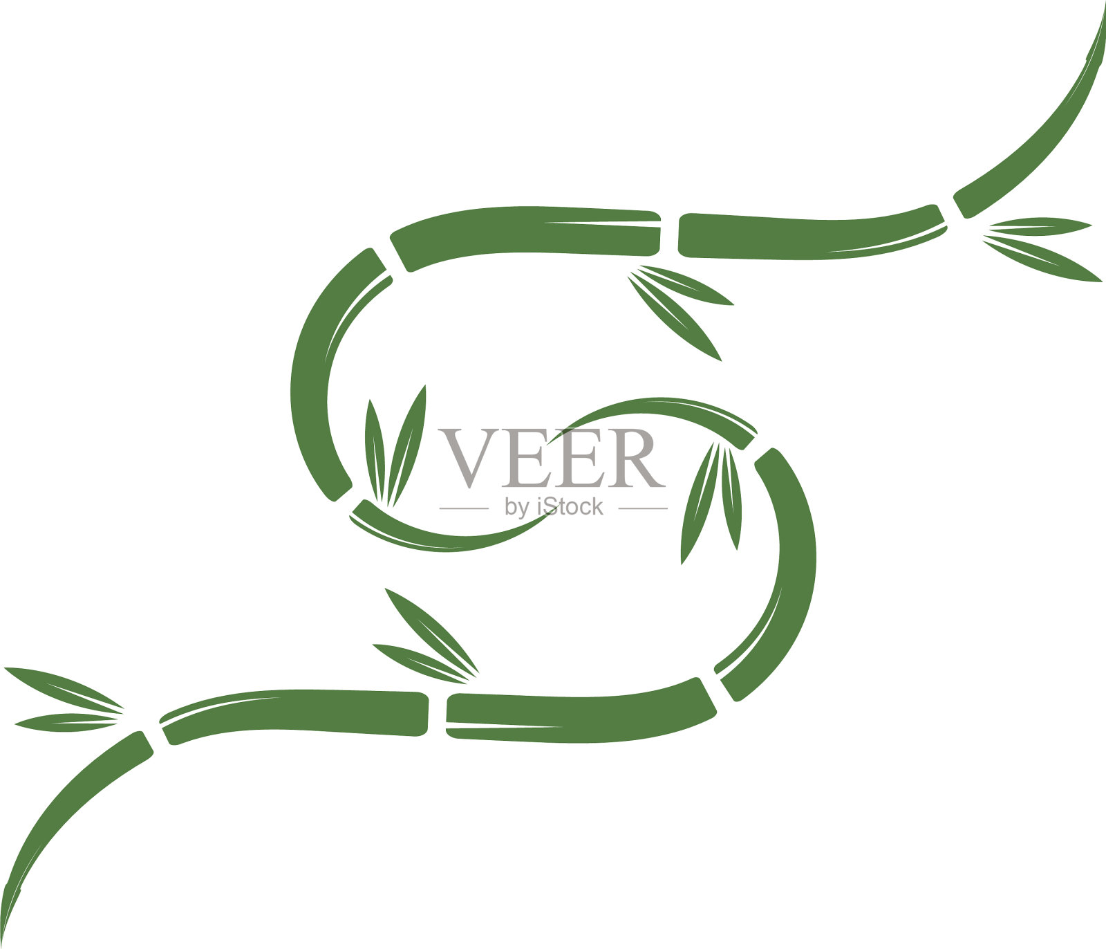 竹制logo模板图标设计元素图片