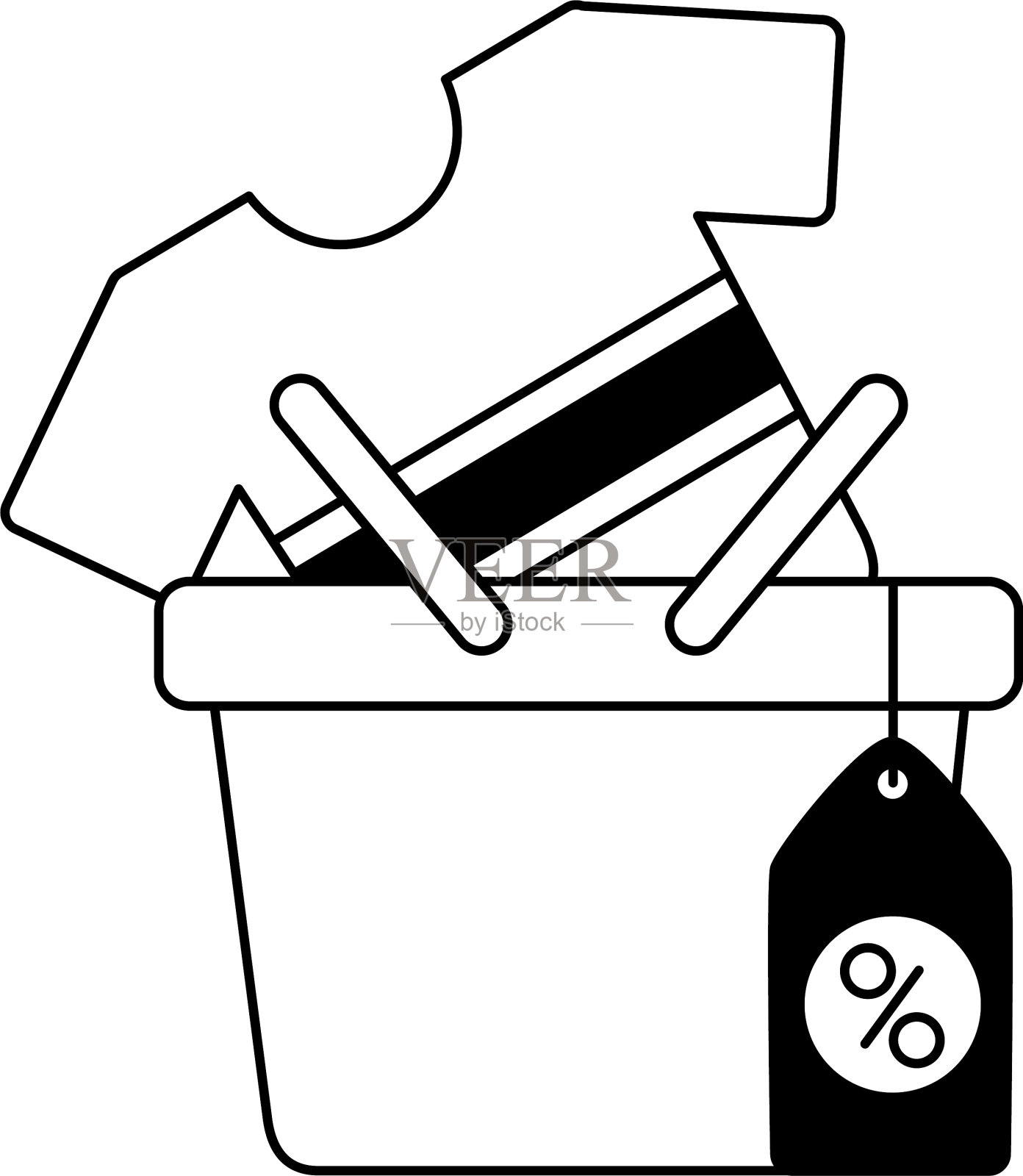 网上购物电子商务概念设计元素图片