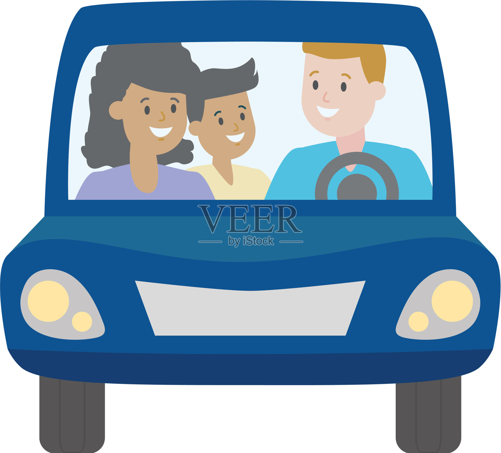 家庭汽车设计元素图片