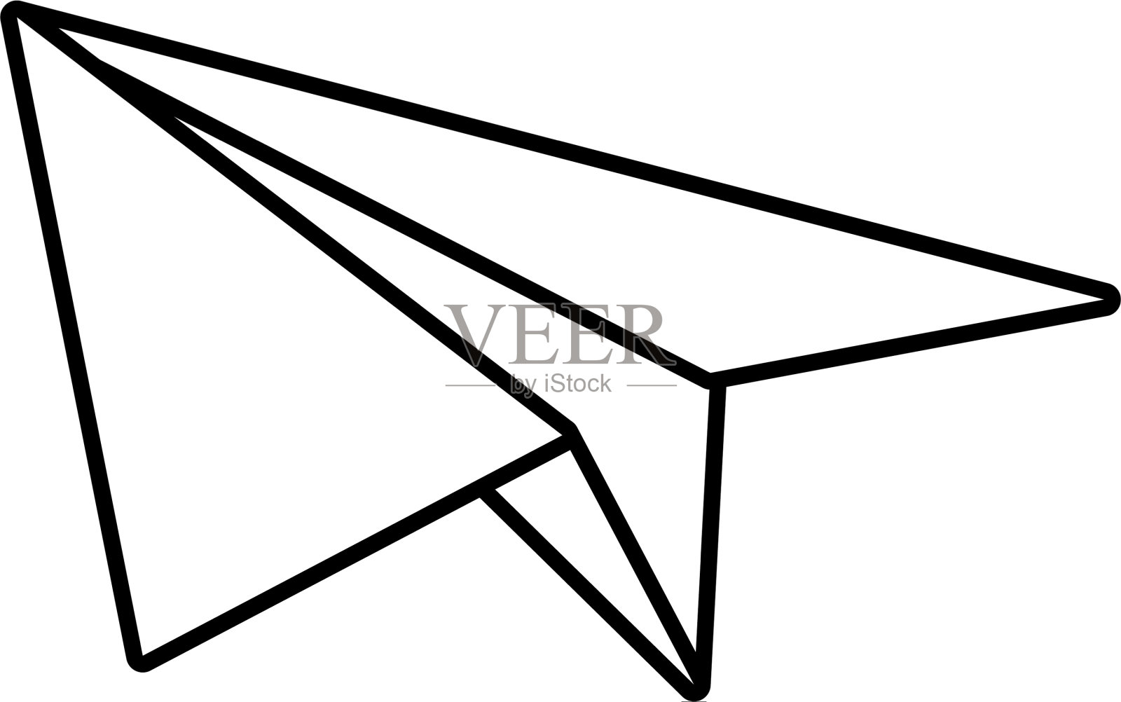 纸飞机图标设计元素图片