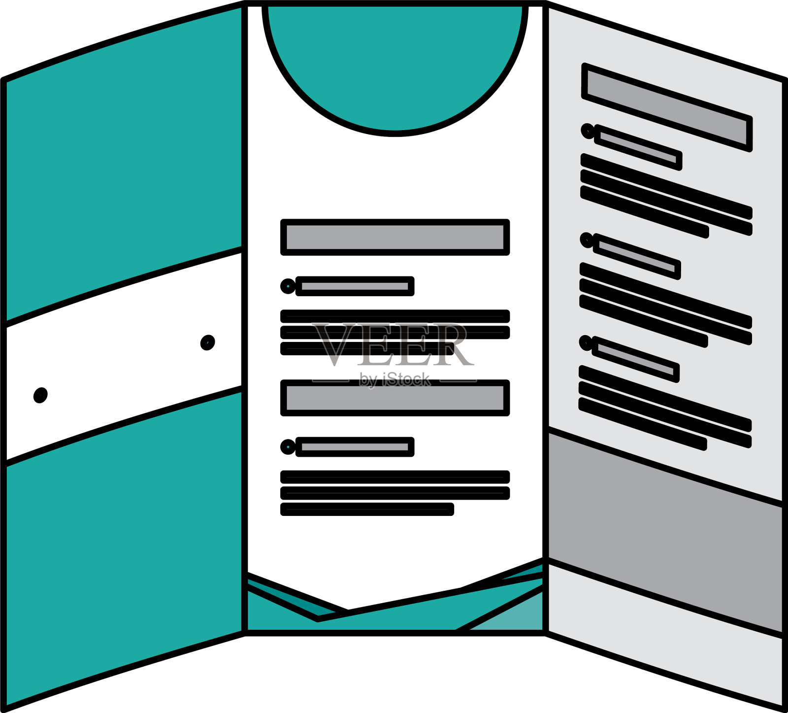 传单纸打印图标设计模板素材