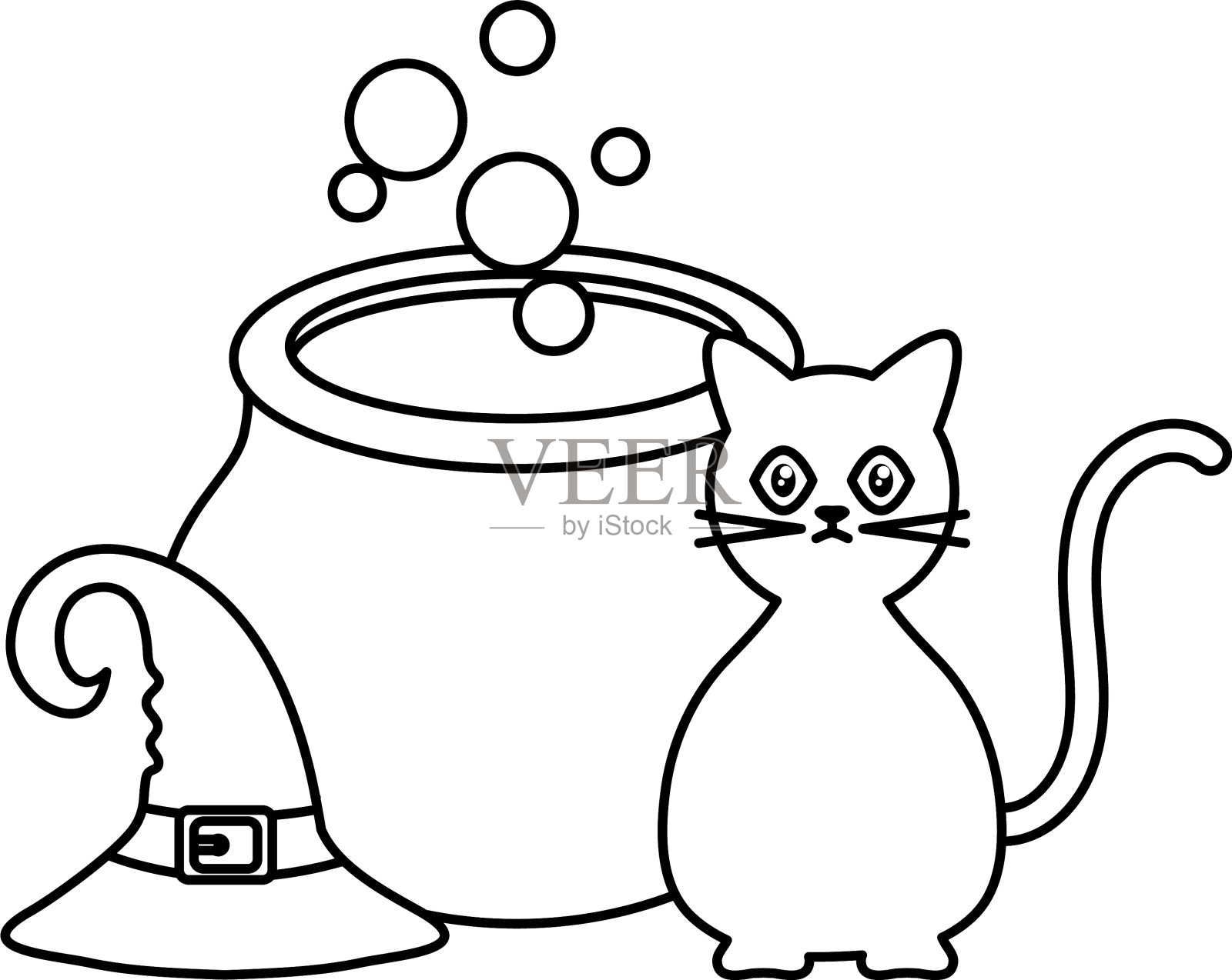 不给糖就捣蛋-快乐万圣节系列风格设计元素图片