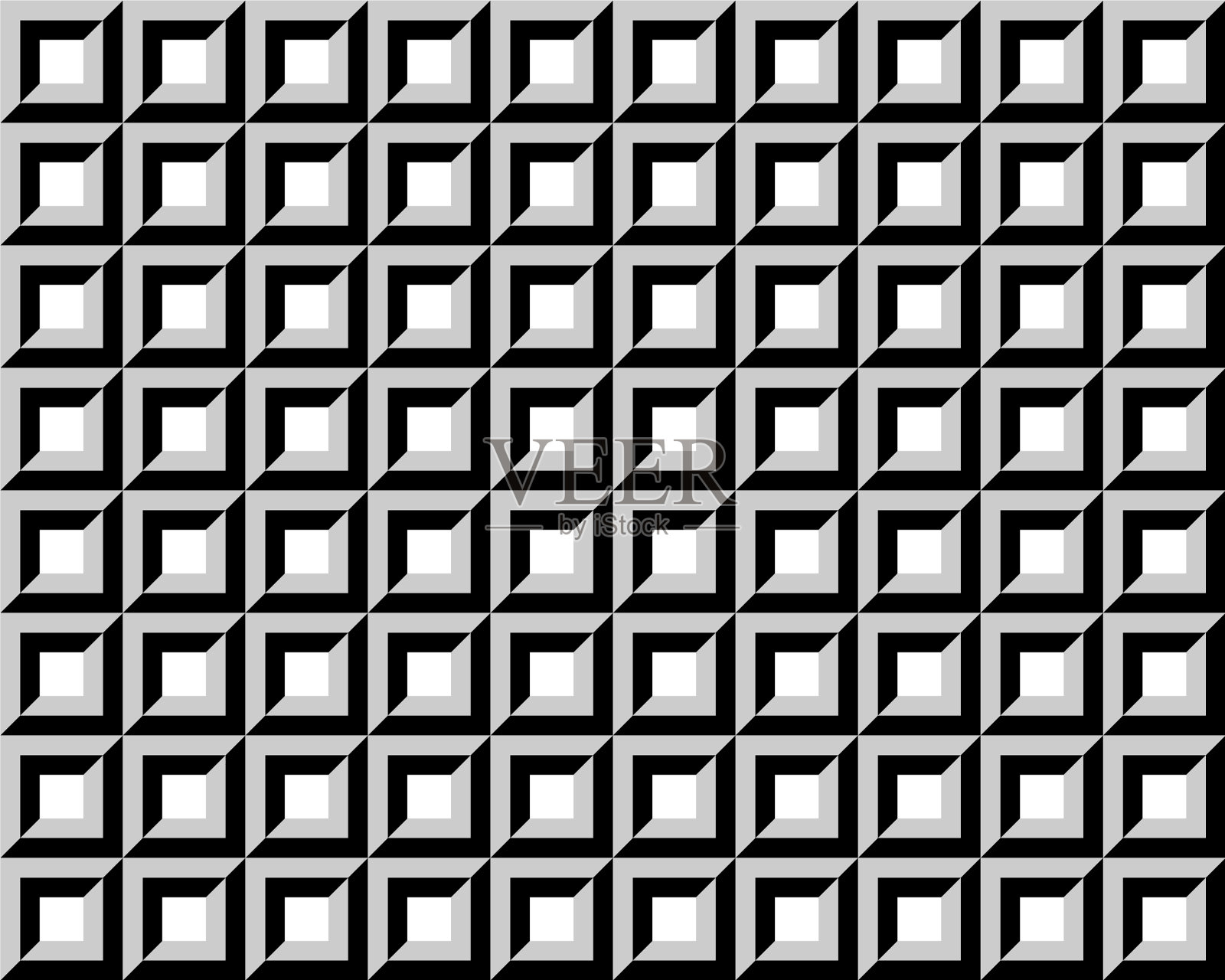 抽象几何图案的无缝背景插画图片素材