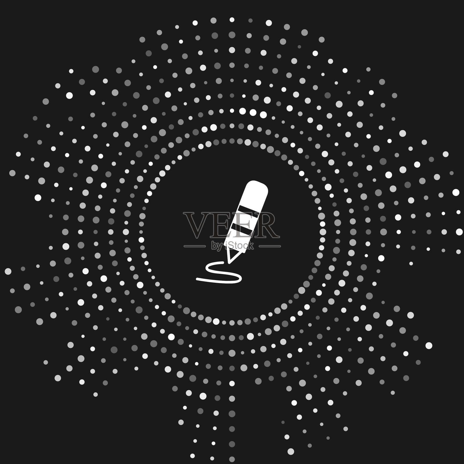 白色蜡笔绘制图标孤立上插画图片素材