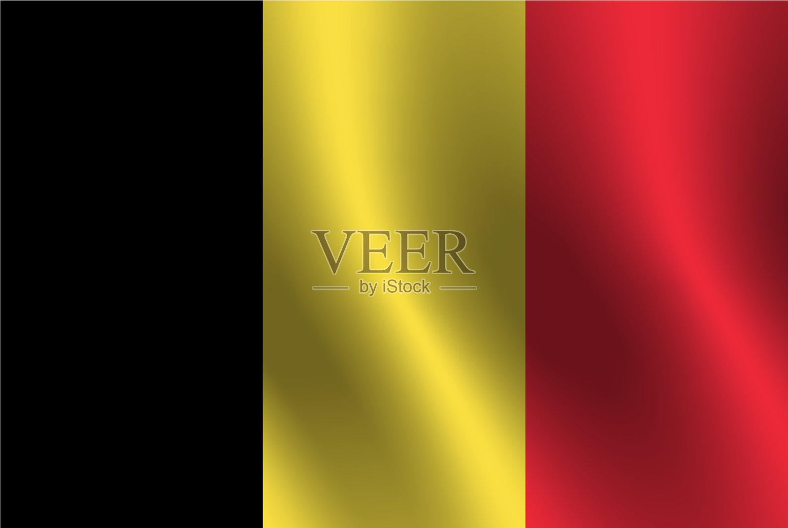 挥舞着国旗比利时插画图片素材