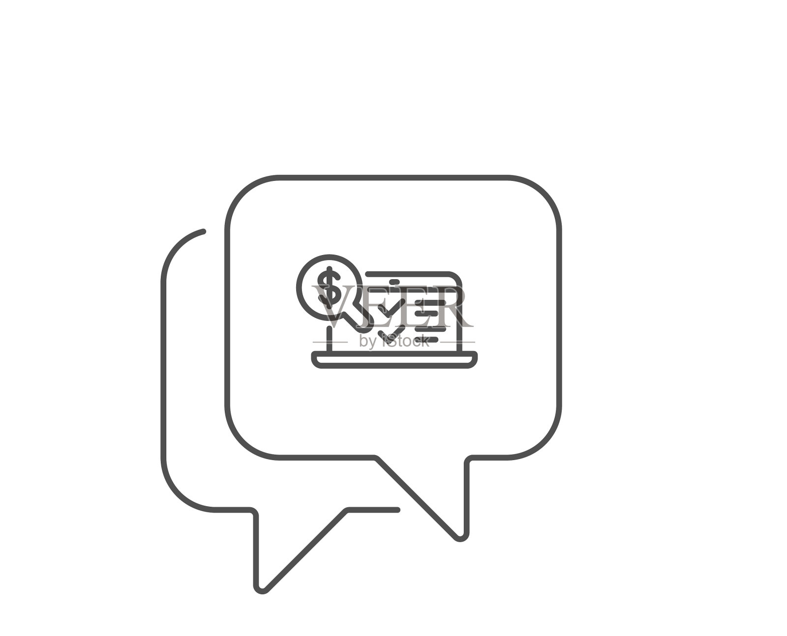 网上会计行图标审计签字设计元素图片