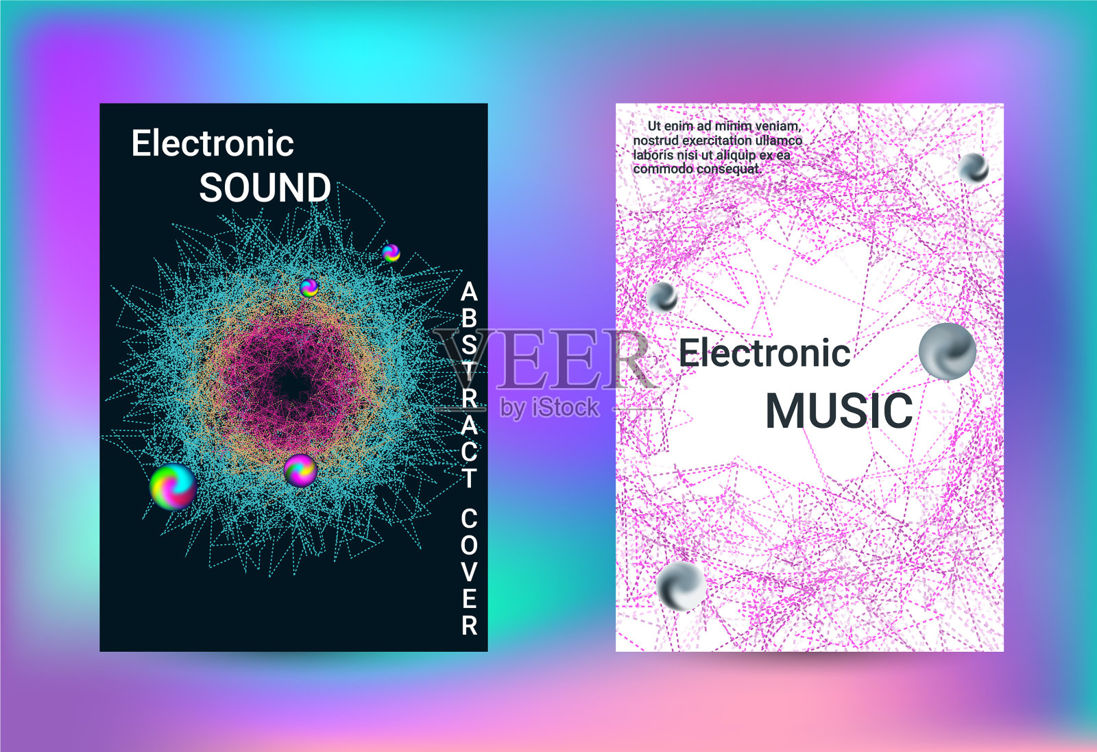 为设计设置封面插画图片素材