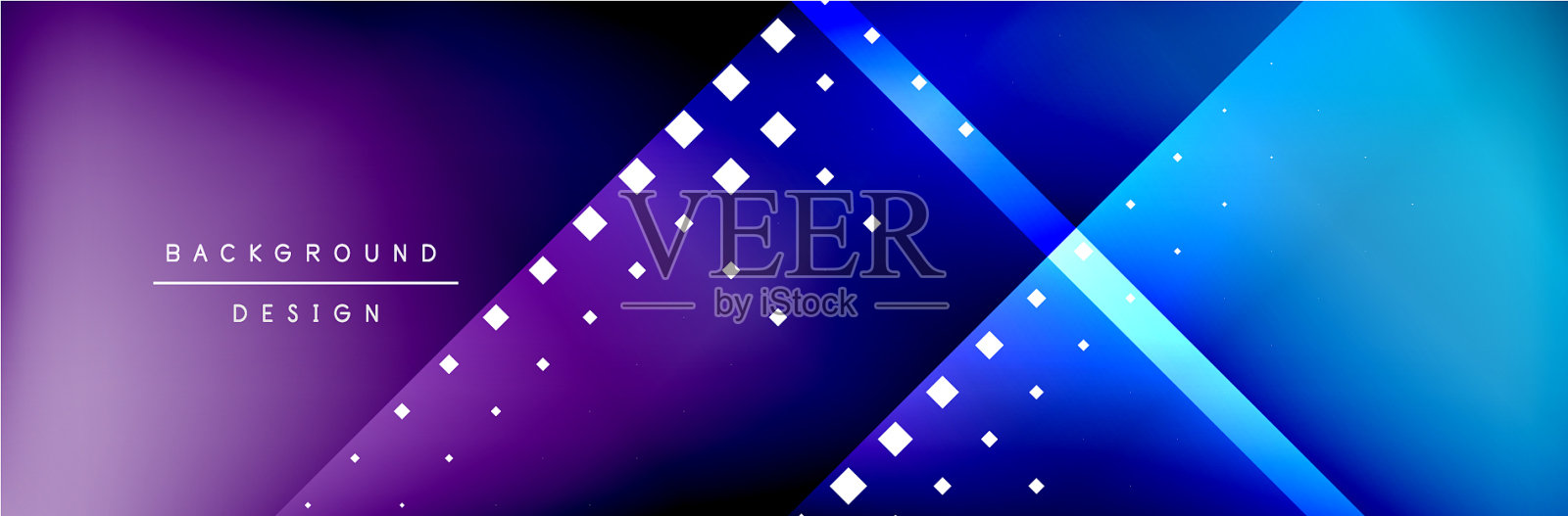 抽象背景-正方形和线条插画图片素材