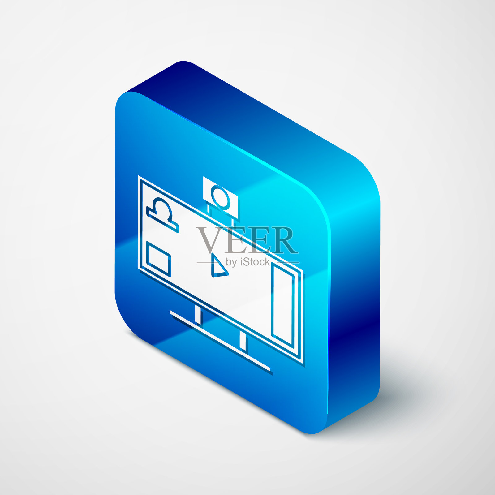 等距直播在线视频游戏图标素材