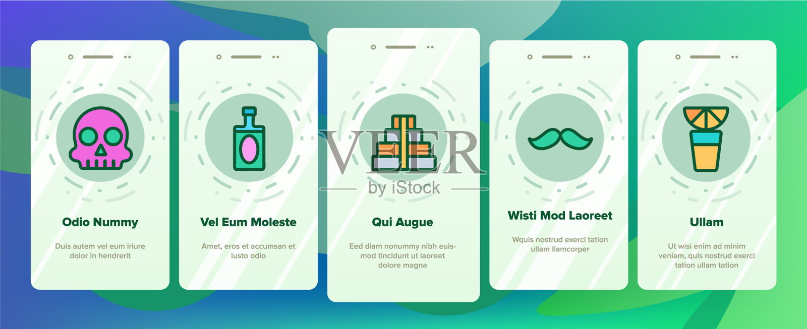 墨西哥上船图标集图标素材