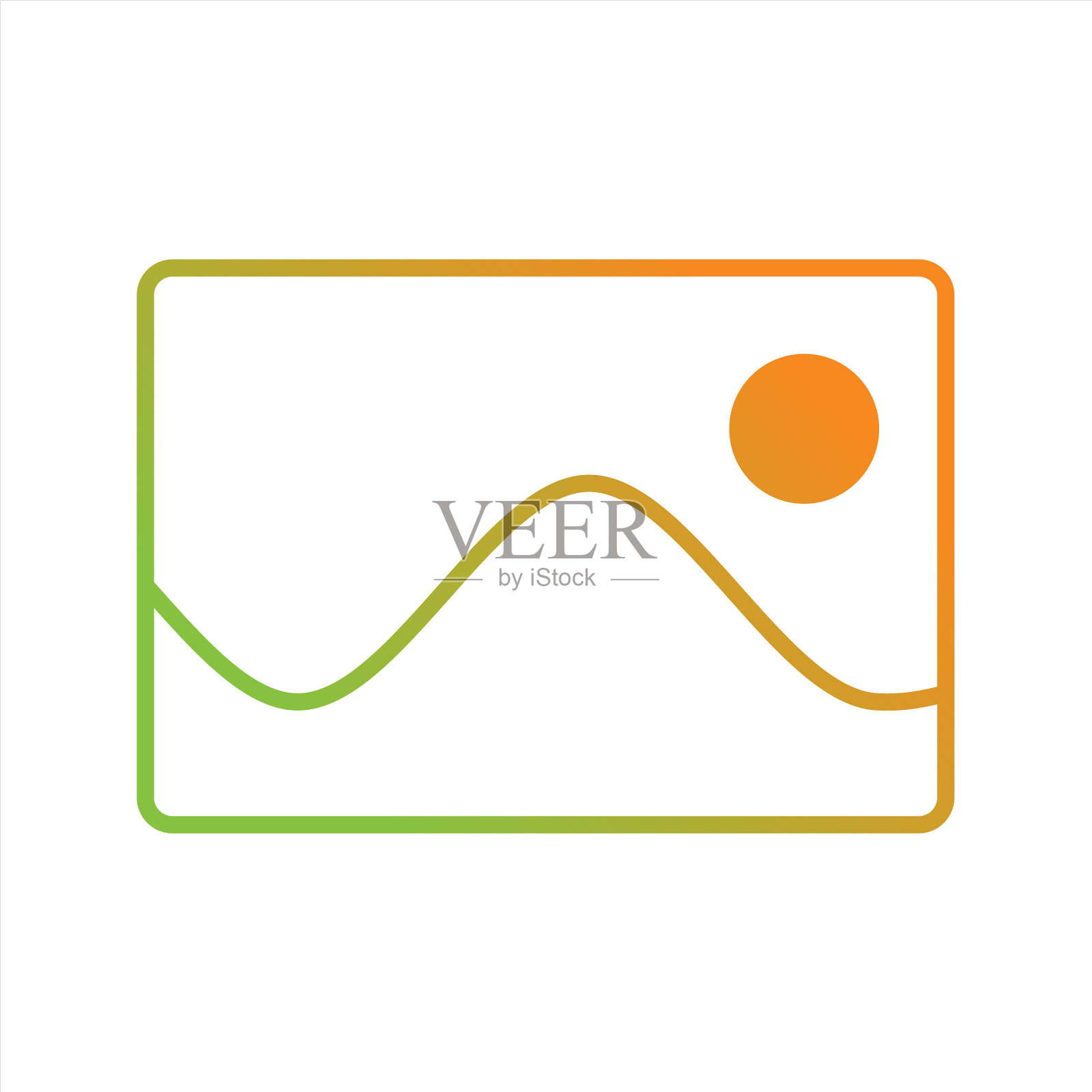 美丽的画廊线条图标图标素材