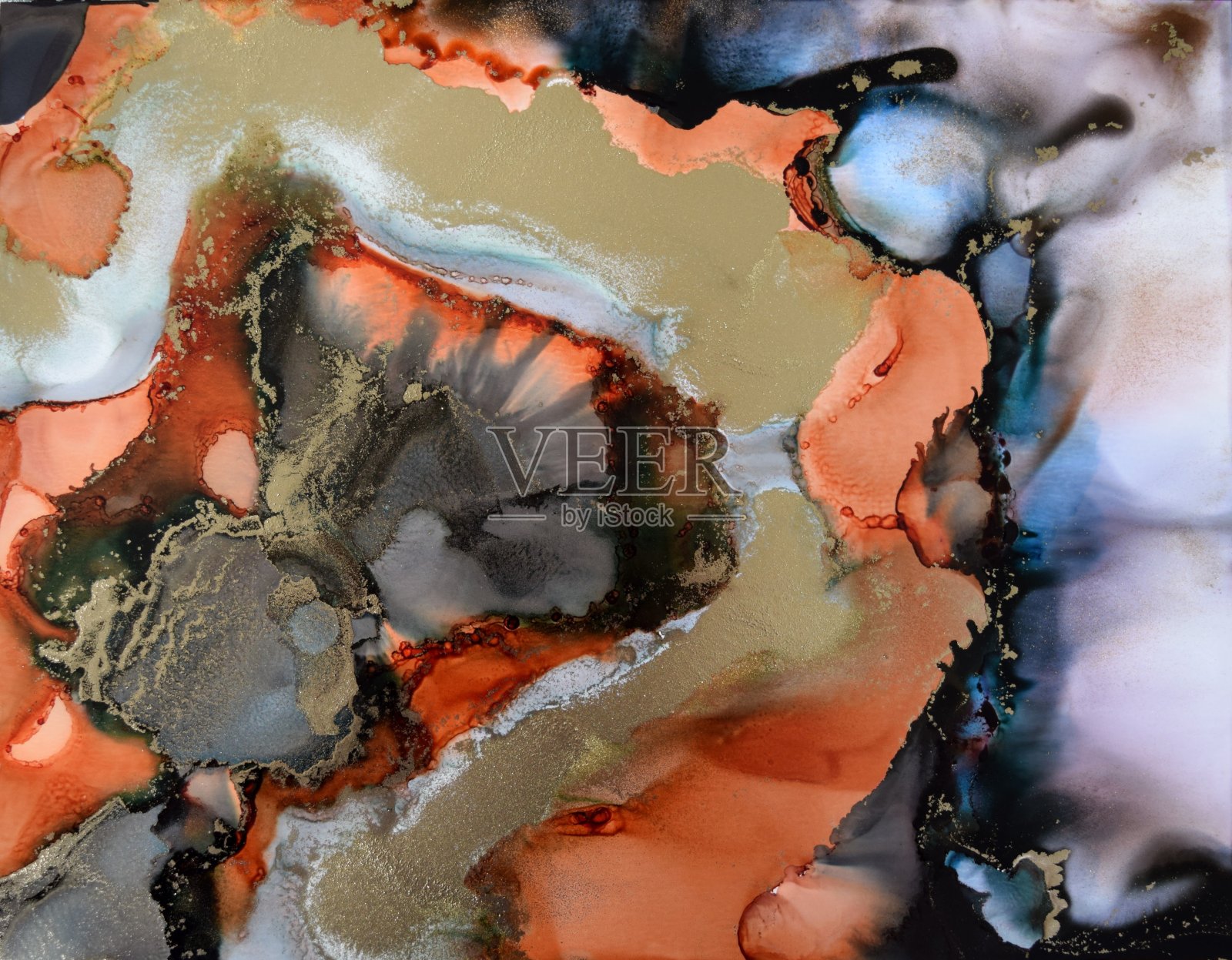 融化的铜照片摄影图片