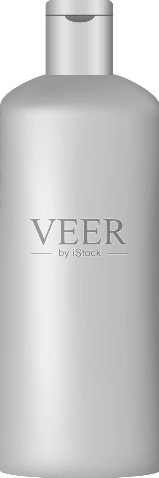 香波瓶模型逼真的风格设计元素图片