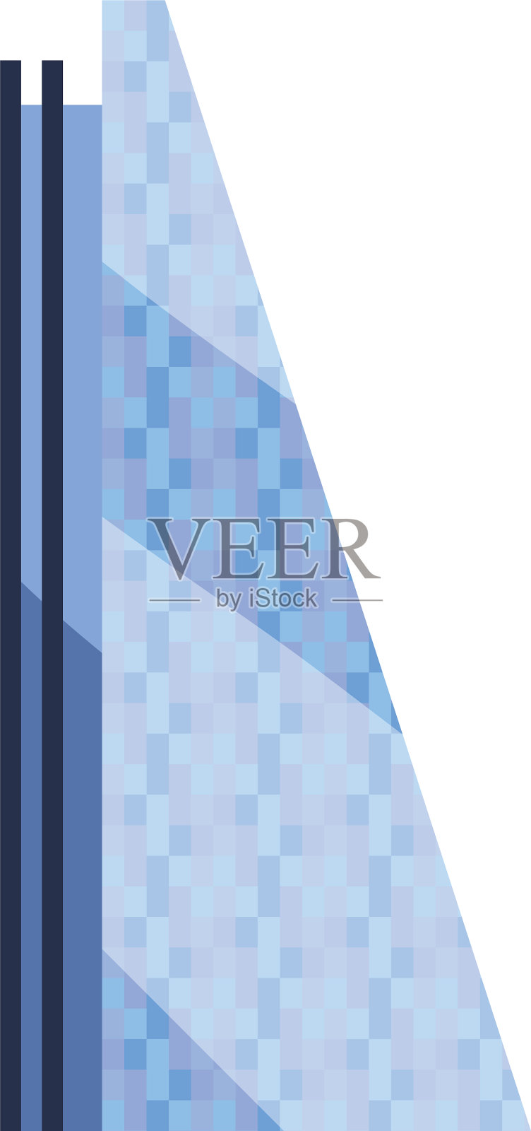 未来建筑城市塔图标设计元素图片