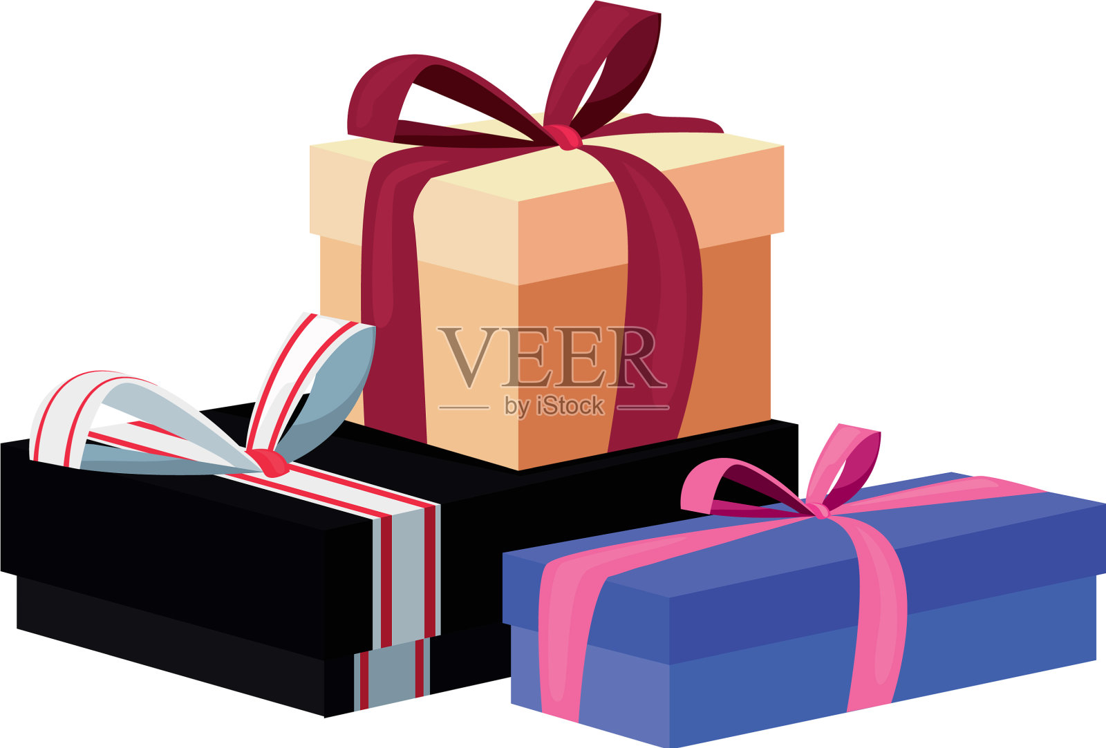 礼盒的庆祝活动设计元素图片