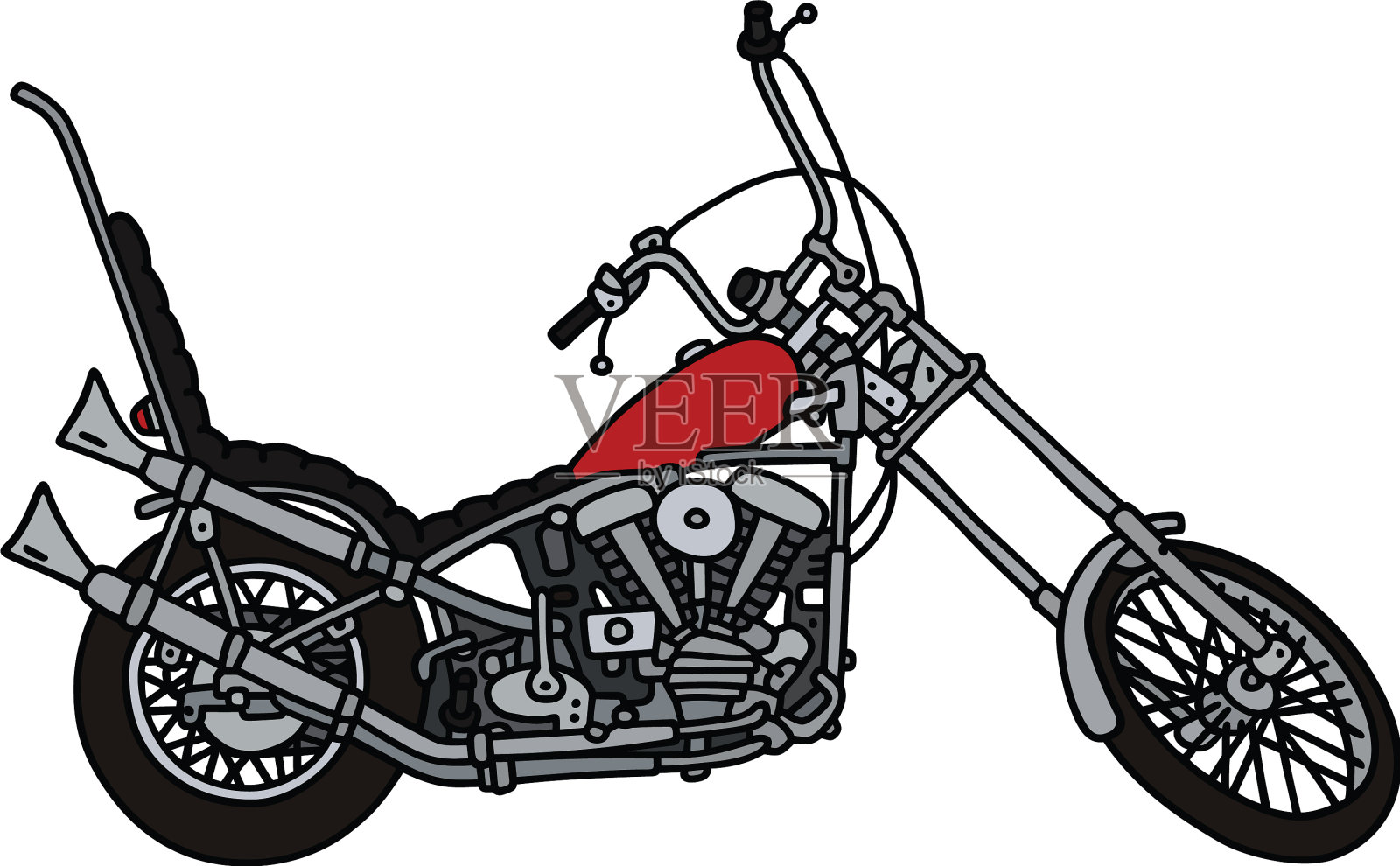 经典的红色的直升机设计元素图片