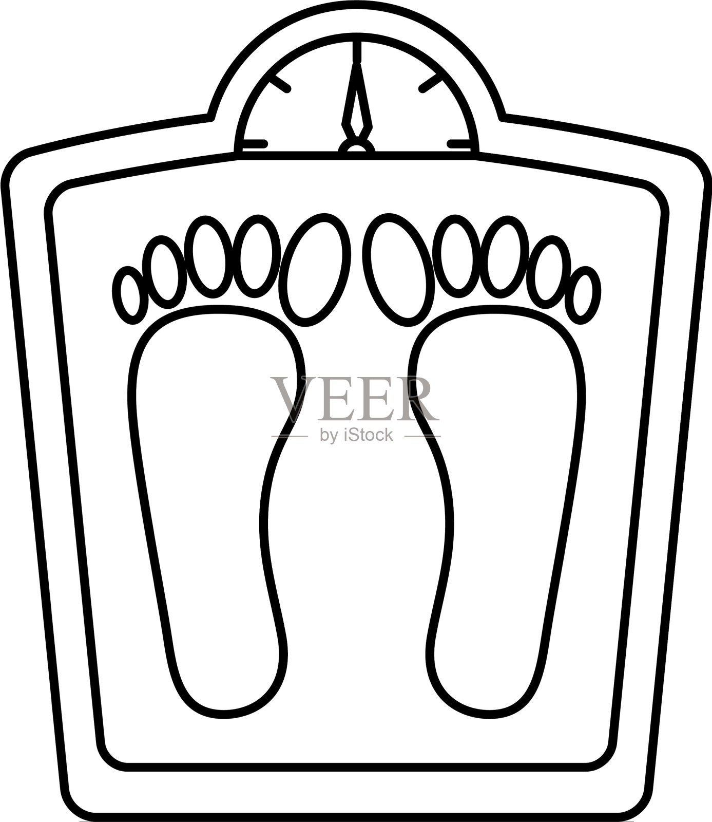 测量重量平衡图标插画图片素材