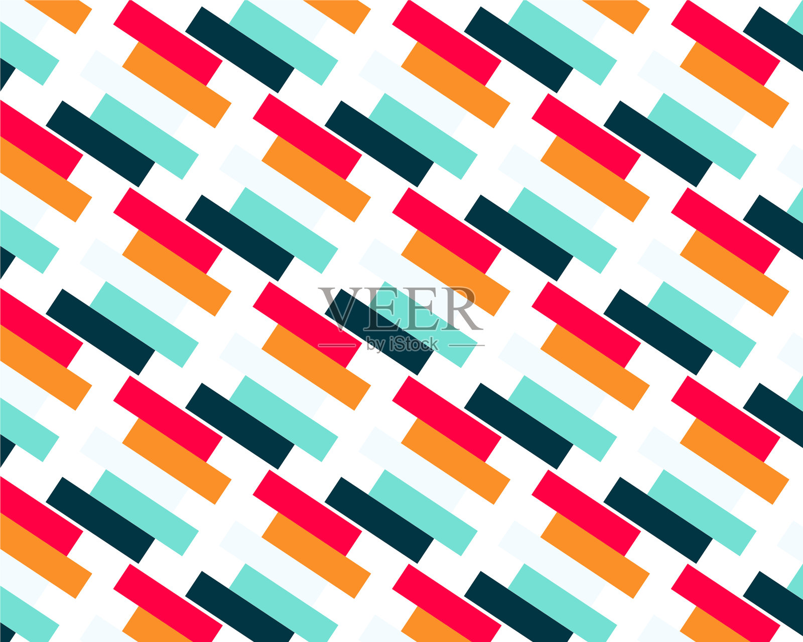 几何抽象背景色彩鲜艳插画图片素材