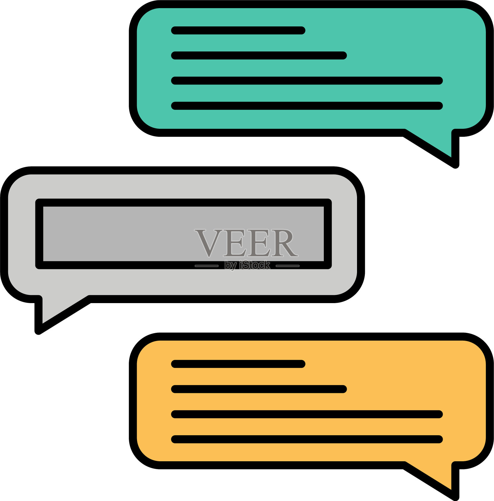 聊天泡泡,评论,谈话,谈话平淡插画图片素材