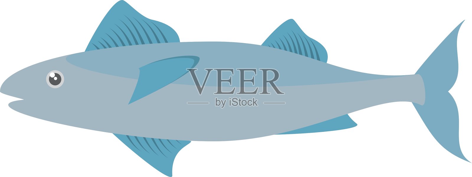 鲭鱼海洋生命设计图标设计元素图片
